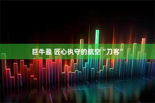 巨牛盈 匠心执守的航空“刀客”