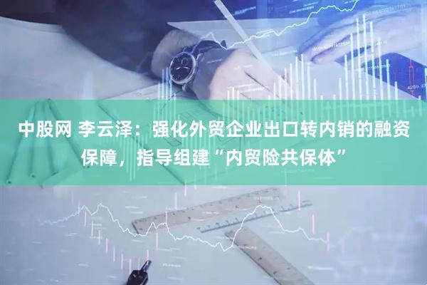 中股网 李云泽：强化外贸企业出口转内销的融资保障，指导组建“内贸险共保体”