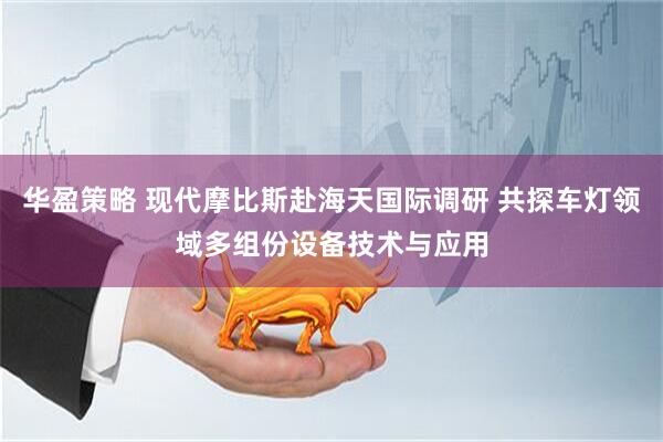 华盈策略 现代摩比斯赴海天国际调研 共探车灯领域多组份设备技术与应用